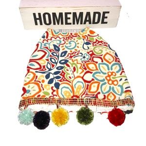 Handmade Pom-Pom Mexican Art Style Dog Dress - Size XL